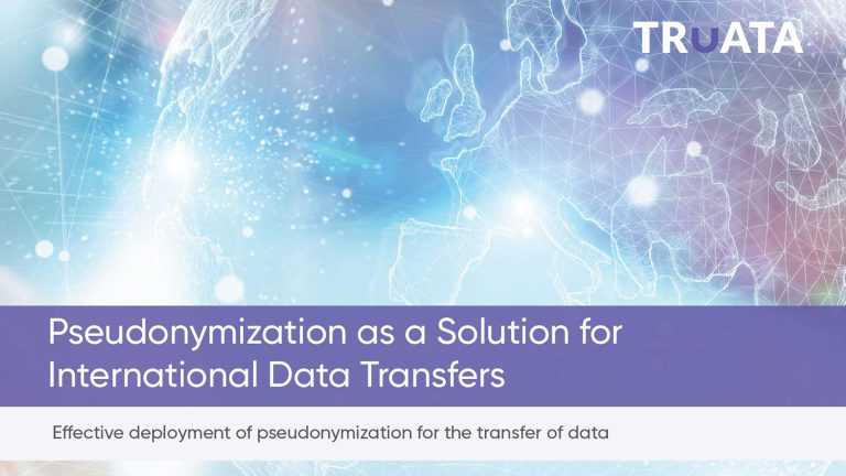 Pseudonymization for international data transfers